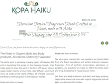 Tablet Screenshot of kopahaikuhawaii.com